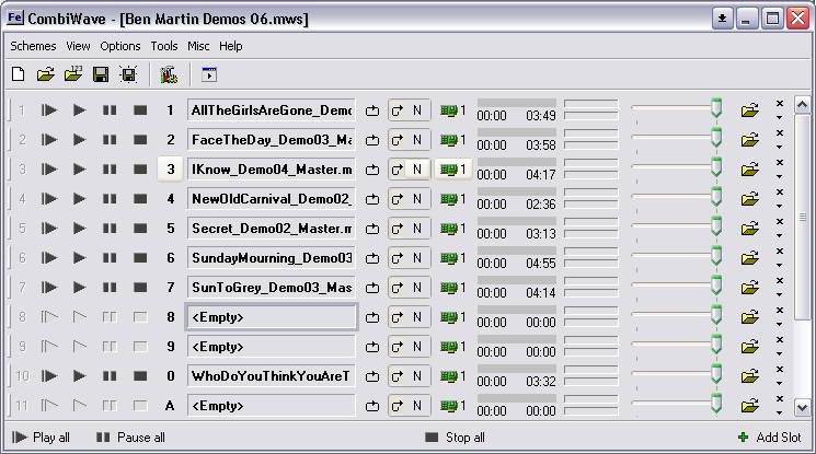 Screenshot for CombiWave Jingle Player PRO 4.4.38.1